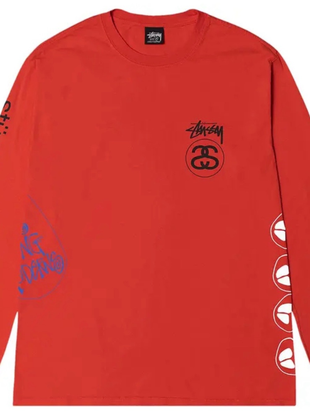 Stussy test strike pigment Dyed Long Sleeve Tee - Picture 2 of 6